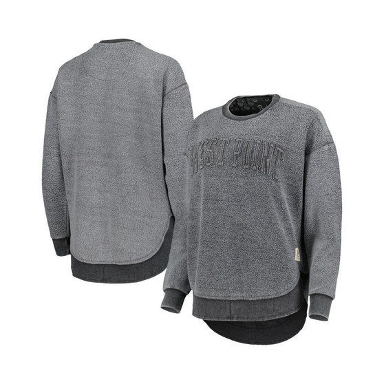 Women's Black Army Black Knights Ponchoville Pullover Sweatshirt