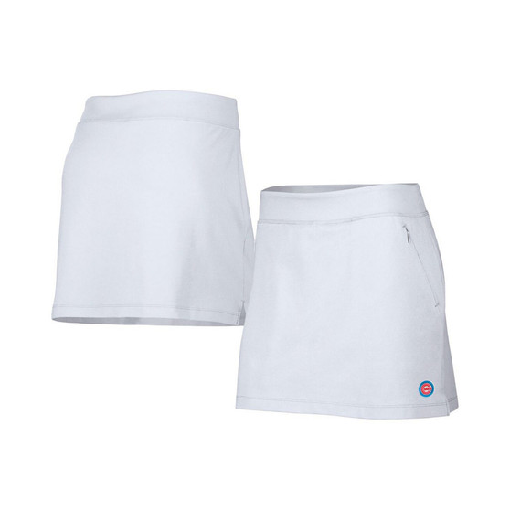 Women's White Chicago Cubs Aubrey IslandZone Skort