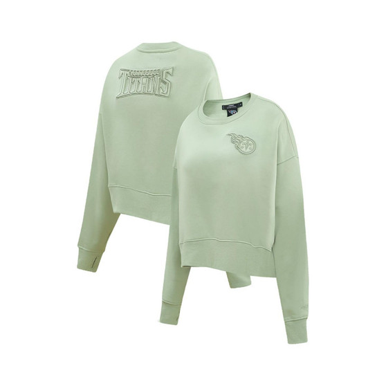 Women's Green Tennessee Titans Neutral Pullover Sweatshirt