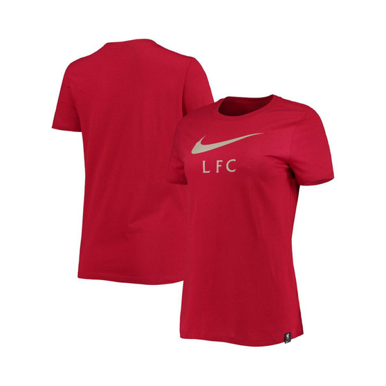 Women's Red Liverpool Swoosh T-shirt
