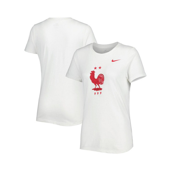 Women's White France National Team Club Crest T-shirt