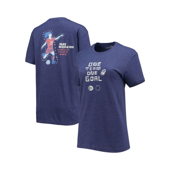 Women's Alex Morgan Navy USWNT One Team One Goal T-shirt