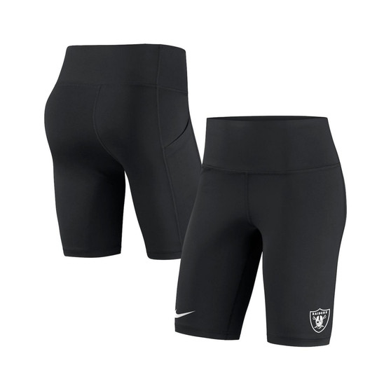Women's Black Las Vegas Raiders Biker Shorts