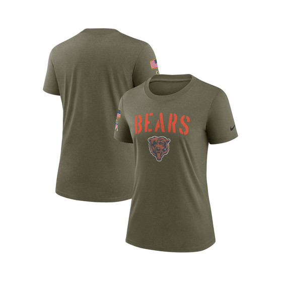 Women's Olive Chicago Bears 2022 Salute To Service Legend T-shirt