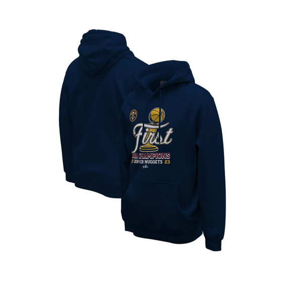 Men's and Women's Navy Denver Nuggets 2023 NBA Finals Champions Pullover Hoodie