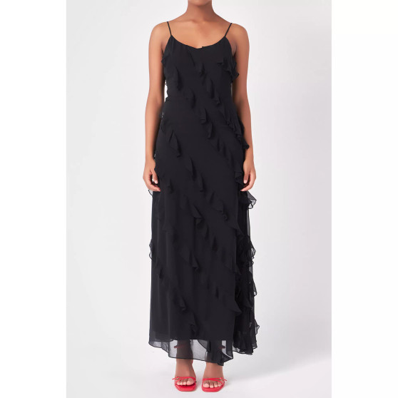 Women's Slip Ruffled Dress