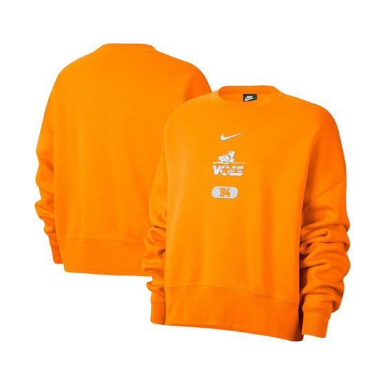 Women's Tennessee Orange Tennessee Volunteers Vault Every Day Fleece Pullover Sweatshirt