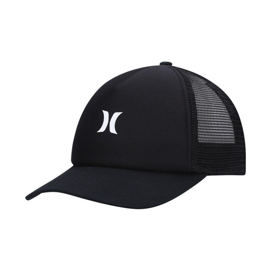 Women's Black Primary Icon Trucker Snapback Hat