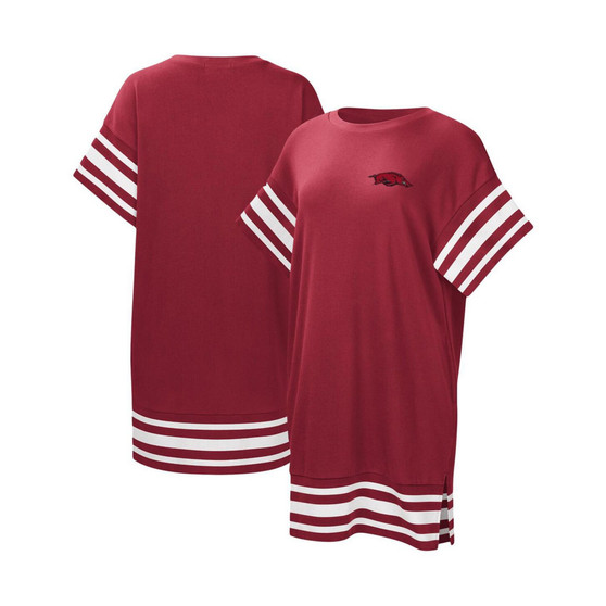 Women's Cardinal Arkansas Razorbacks Cascade T-shirt Dress