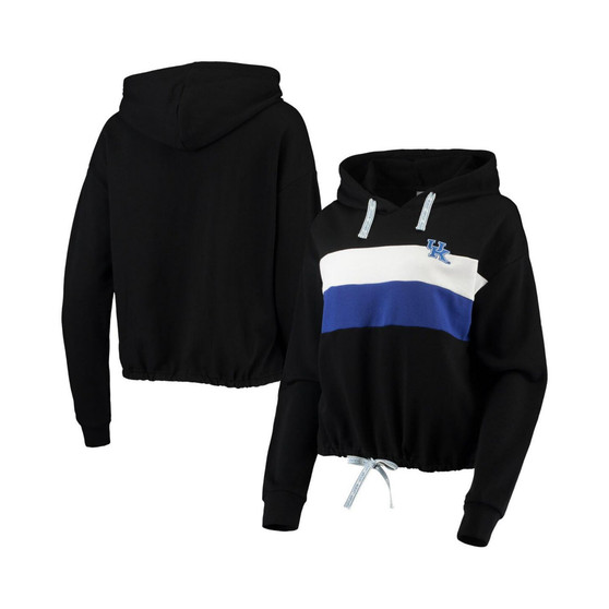 Women's Black, Royal Kentucky Wildcats Leave Your Mark Pullover Hoodie
