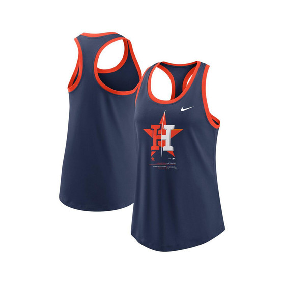 Women's Navy Houston Astros Tech Tank Top