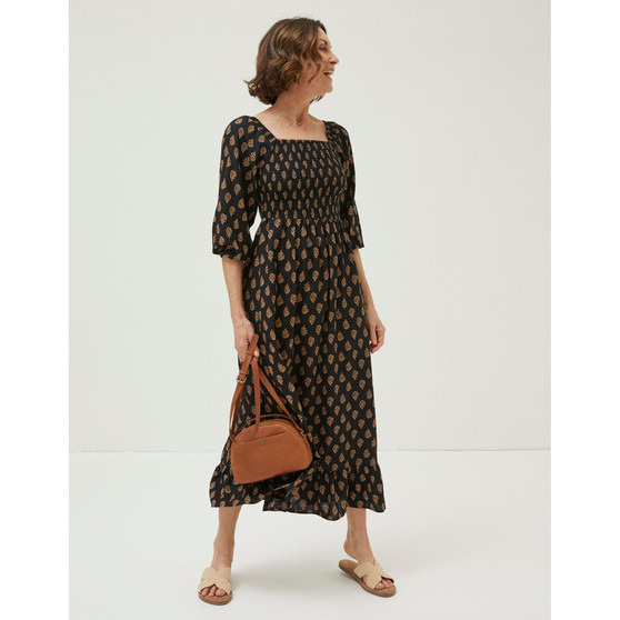 Women's Adele Woodblock Midi Dress