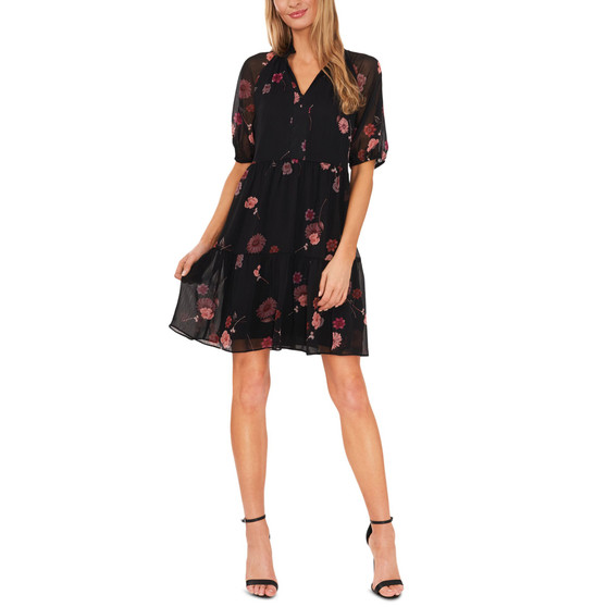 Women's Babydoll Short-Sleeve Dress
