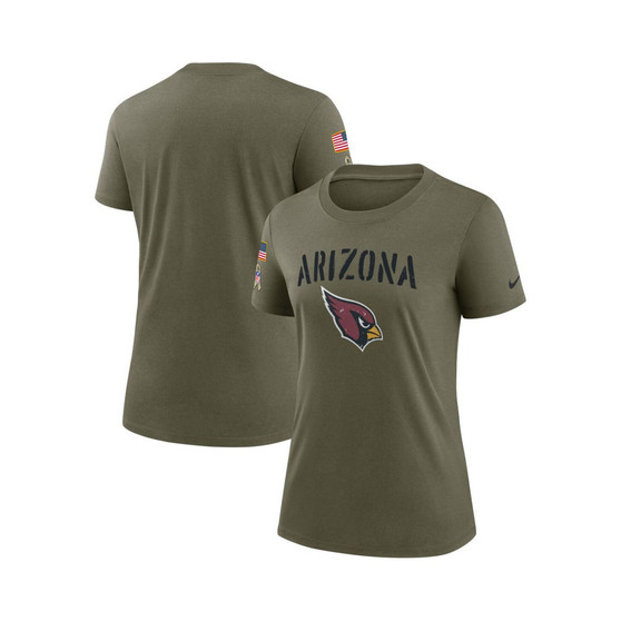 Women's Olive Arizona Cardinals 2022 Salute To Service Legend T-shirt