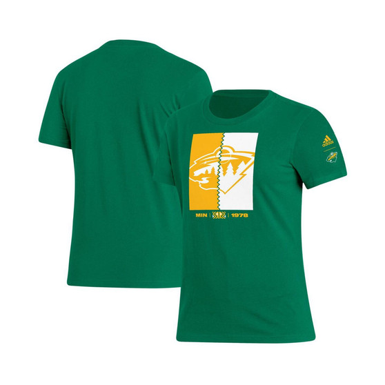 Women's Kelly Green Minnesota Wild Reverse Retro 2.0 Playmaker T-shirt