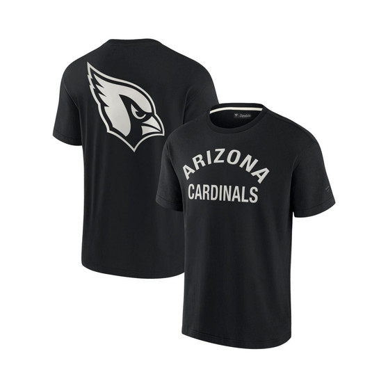 Men's and Women's Black Arizona Cardinals Super Soft Short Sleeve T-shirt