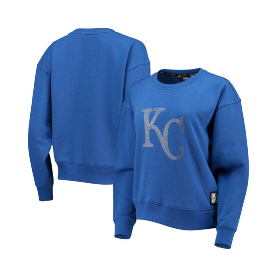 Women's Royal Kansas City Royals Carrie Pullover Sweatshirt
