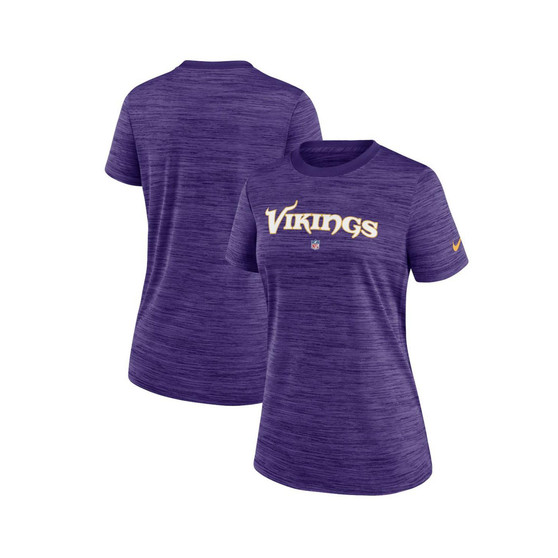 Women's Purple Minnesota Vikings Sideline Velocity Performance T-shirt