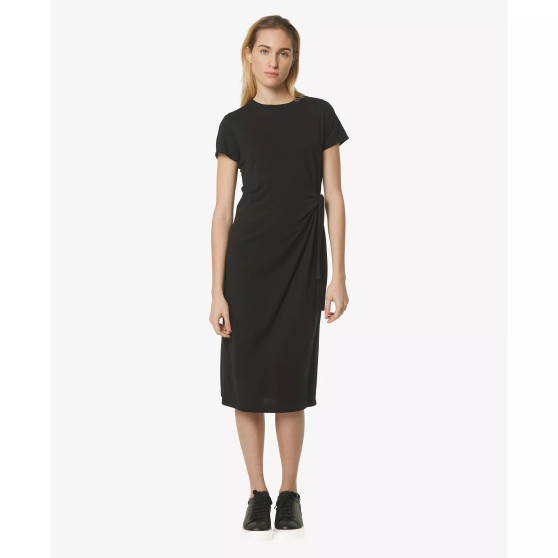 Women's Asymmetrical Side-Tie Midi Dress