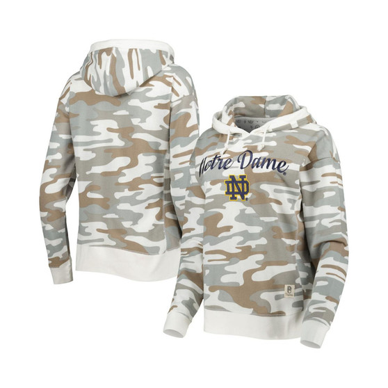 Women's Camo Notre Dame Fighting Irish San Pablo Pullover Hoodie