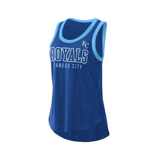 Women's Royal Kansas City Royals Clubhouse Tank Top