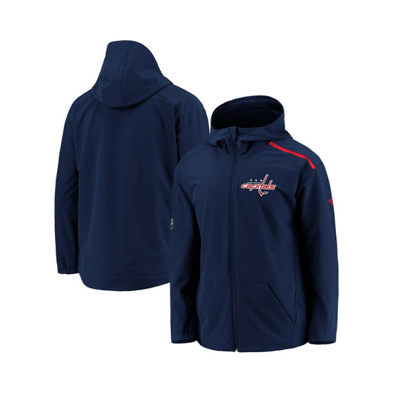 Women's Branded Navy Washington Capitals Rinkside Full-Zip Hoodie