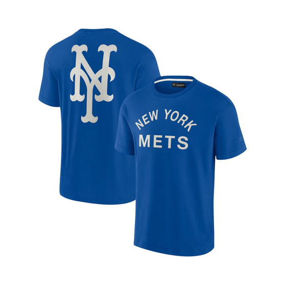 Men's and Women's Royal New York Mets Super Soft Short Sleeve T-shirt