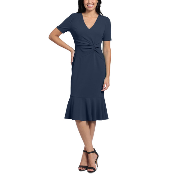 Petite Twisted Sheath Dress