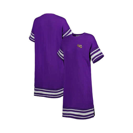 Women's Purple LSU Tigers Cascade T-shirt Dress