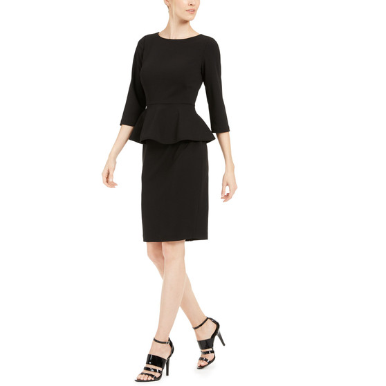 Petite Peplum Sheath Dress