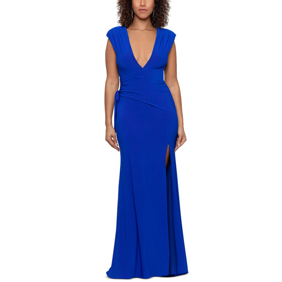 Women's Deep V-Neck Gown
