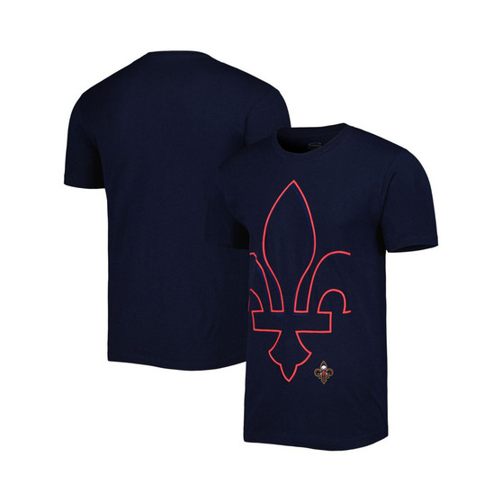 Men's and Women's Navy New Orleans Pelicans Element Logo Pop T-shirt