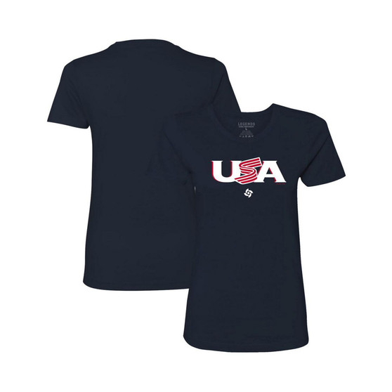 Women's Navy USA Baseball 2023 World Baseball Classic Country T-shirt