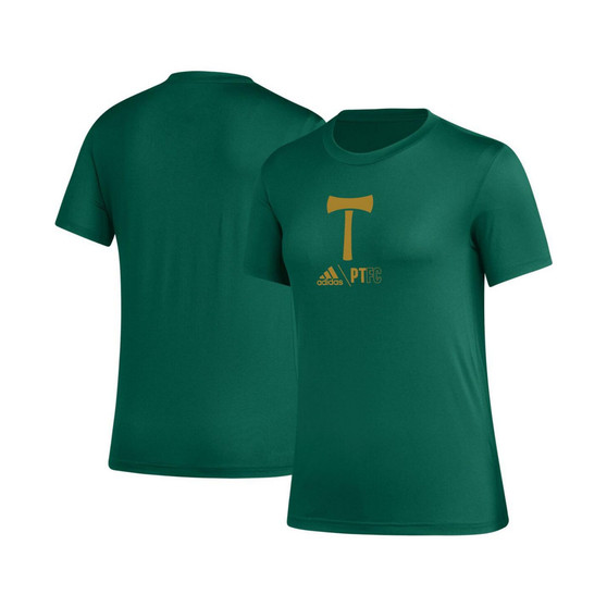 Women's Green Portland Timbers AEROREADY Club Icon T-shirt