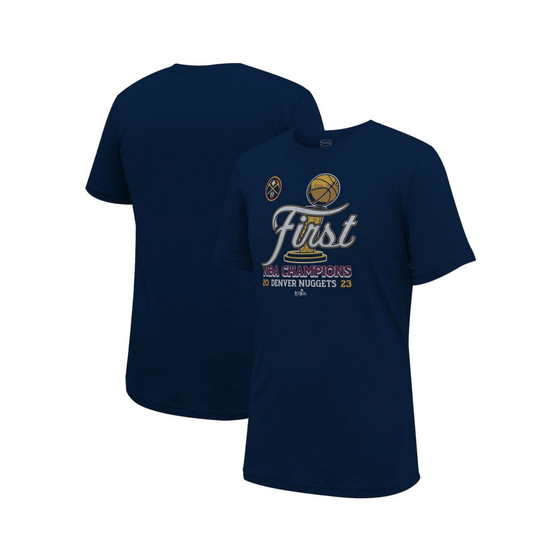 Men's and Women's Navy Denver Nuggets 2023 NBA Finals Champions T-shirt