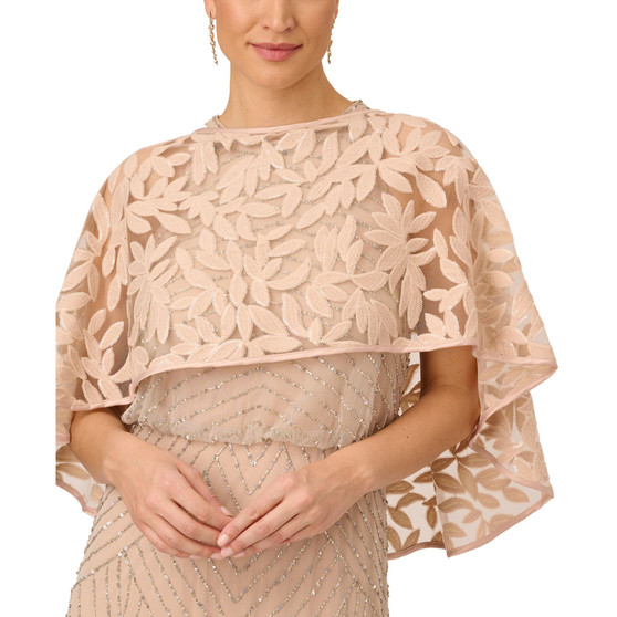 Embroidered Capelet