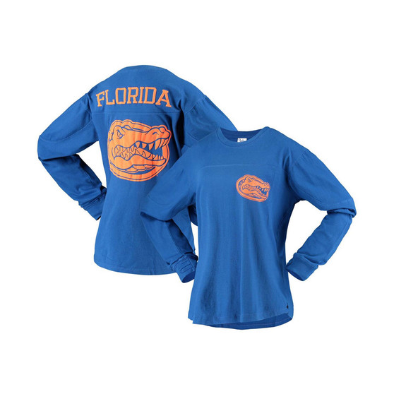 Women's Royal Florida Gators Oversized Long Sleeve T-shirt
