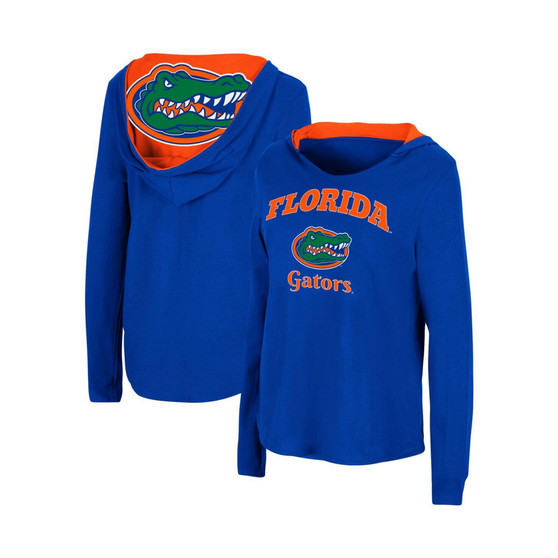 Women's Royal Florida Gators Catalina Hoodie Long Sleeve T-Shirt