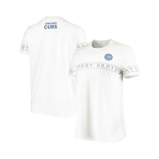 Women's White Chicago Cubs The Abby Sporty T-shirt