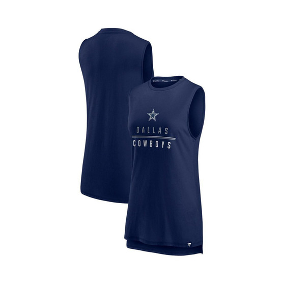 Women's Branded Navy Dallas Cowboys True Contender Tank Top