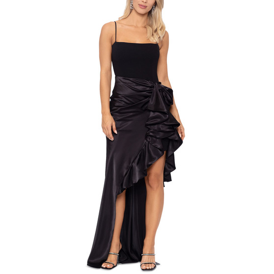 Women's Ruffled Asymmetric Gown