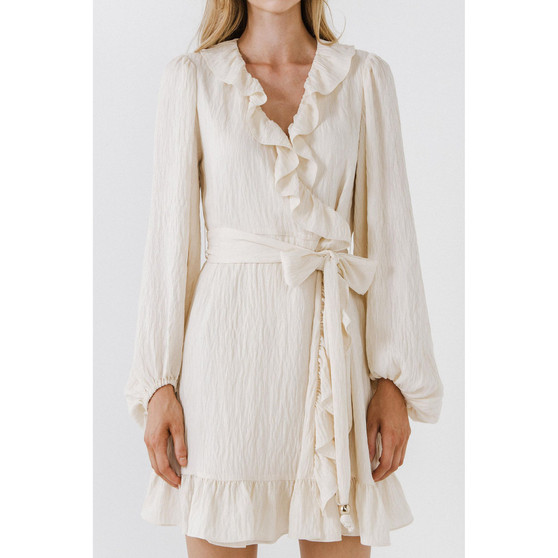 Women's Ruffled Wrap Dress