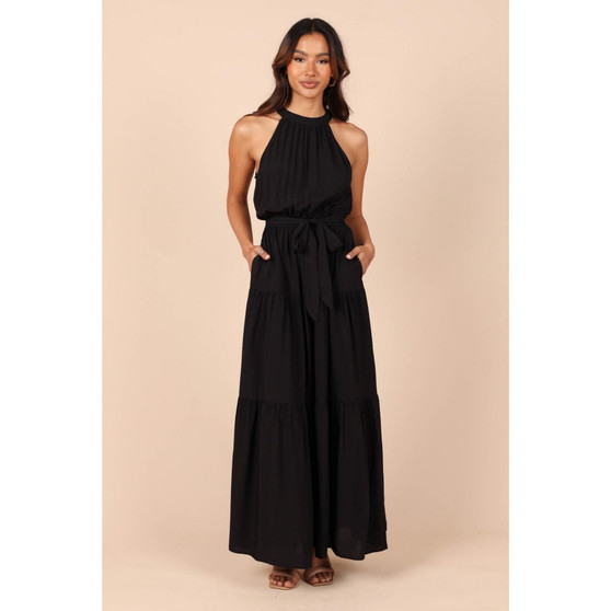 Womens Makayla Halter Maxi Dress