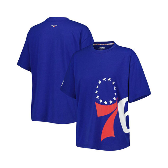 Women's Royal Philadelphia 76ers Bianca T-shirt
