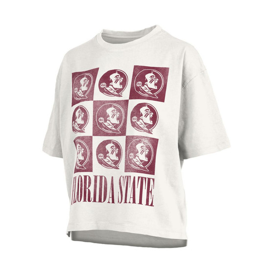 Women's White Florida State Seminoles Motley Crew Andy T-shirt