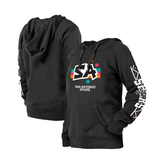Women's Black San Antonio Spurs 2022/23 City Edition Pullover Hoodie