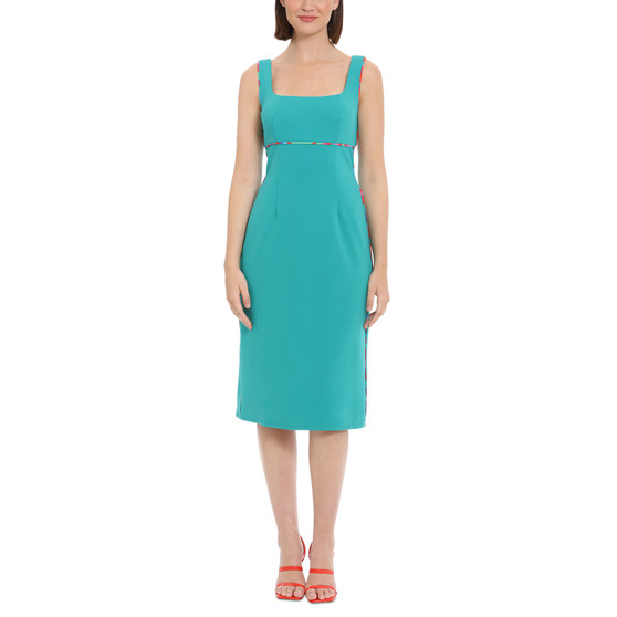 Women's Square-Neck Midi Dress