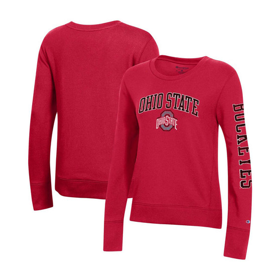 Women's Red Ohio State Buckeyes University 2.0 Fleece Sweatshirt