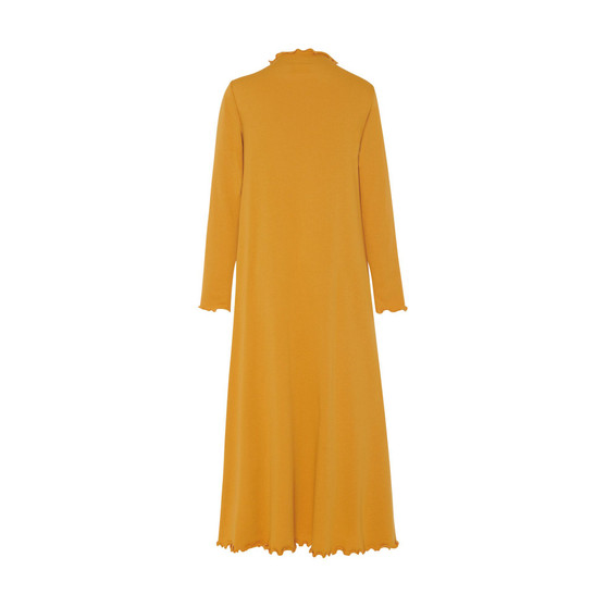 Women's Lounge Dress in Marigold French Terry