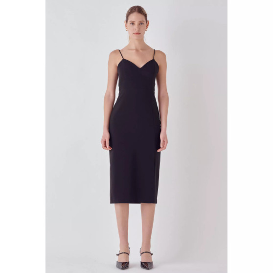 Women's Strappy Midi Pencil Dress